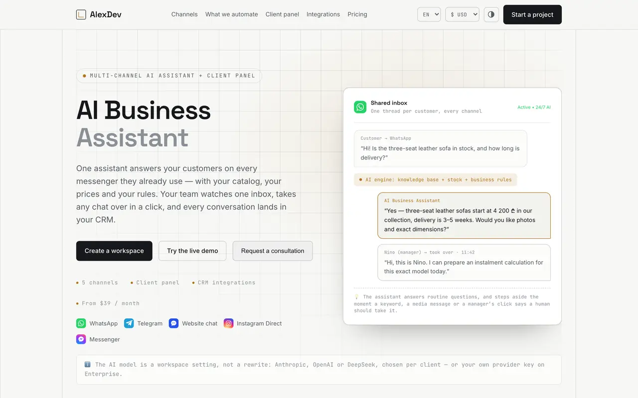 AI Business Assistant